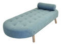 COUZ 174 klassisk daybed med robust træramme og ben i massivtræ.