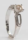 Solitairering, ca. 0.55 ct.