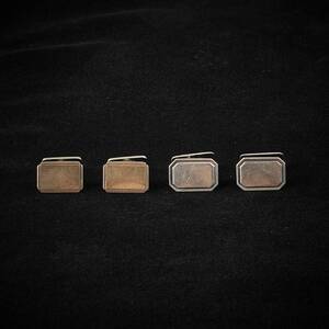 Manschettknappar, 2 par