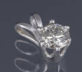Diamant vedhæng, ca. 0.35 ct