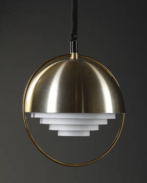 Dansk Design. Pendel af messing