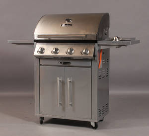 Udendørs gasgrill i rustfri stål