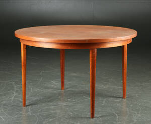 Spisebord med udtræk, teak, 1950erne 4