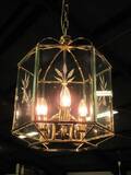 TAKLAMPA SLIPAT GLAS, H 41, DIA. 35 CM