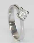 Solitairering, ca. 0.88 ct.