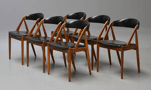 Kai Kristiansen. Sæt på seks stole i teak6