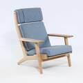 Hans J. Wegner. Højrygget lænestol, model GE-290A