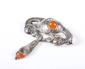 Skønvirke broche, sølv Denne vare er sat til omsalg under nyt varenummer 4101342