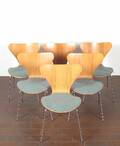 Arne Jacobsen, Stühle Modell 3107 für Fritz Hansen 6