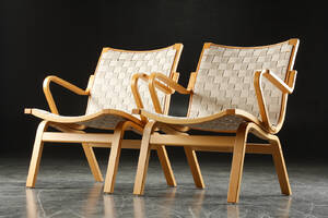 Finn Østergaard. Lænestole, model Albert, bøg 2 