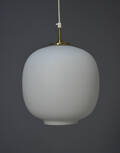 Vilhelm Lauritzen. Radiohus pendel fra Augustenborg Slot, Ø 32 cm