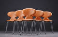Arne Jacobsen 1902-1971. Seks stole Myren model 3101 6