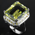 Lemonkvarts ring