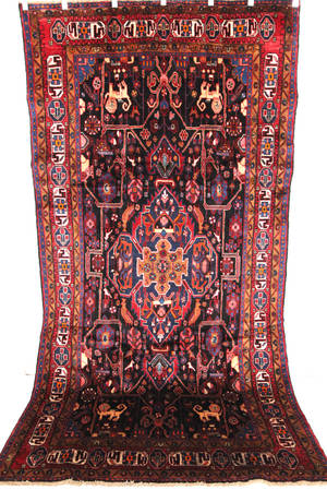 Persisk handknuten matta Nahavand 333x175 cm