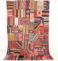 Persisk Patchwork kelim, 307x205 cm.