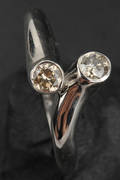 Brillant ring ca. 0.38 ct.