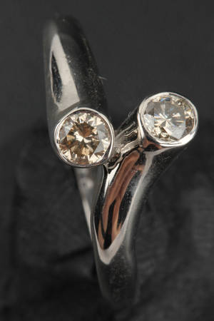 Brillant ring ca. 0.38 ct.
