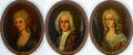 Tre ovale portrætter, 1800-tallet 3