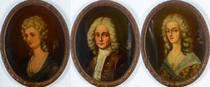 Tre ovale portrætter, 1800-tallet 3