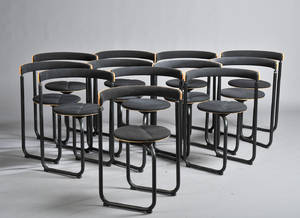 Sæt på 12 stabelstole 12