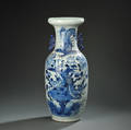Stor kinesisk vase af porcelæn