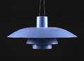 Poul Henningsen, PH4 pendel, blålakeret 