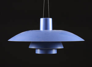 Poul Henningsen, PH4 pendel, blålakeret 