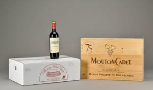 18 fl. Rødvin fra Bordeaux.