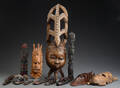 Samling afrikanske vægfigurer 14