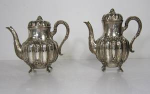 Adam Manns  Söhne, Paar Silberkannen, um 1927 - 1989 2