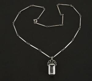 Halsband med hänge, silver, Stigbert, 1949