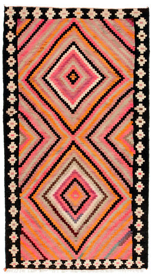 Handknuten persisk matta, Harsin-Kelim 260 x 150 cm