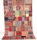 Persisk Patchwork kelim, 310x210 cm.