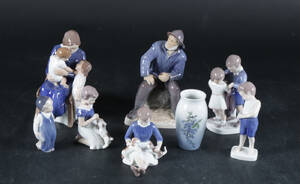 Samling BGRoyal Copenhagen figurervase 8 