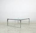 Sofatisch  Coffee Table der 196070er Jahre in Glas und Chrom