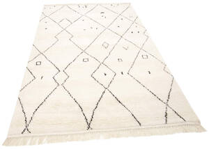 Handknuten Marockansk matta 187 x 126 cm