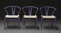 Hans J. Wegner. Tre Y-stole, model CH-24. 3