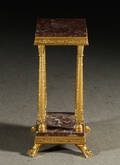 Piedestal, empirstil, 1900-talets mitt