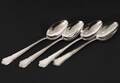 Matskedar 4st, silver, Chippendale, GAB