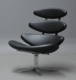 Poul M. Volther. Corona hvilestol, model EJ 5