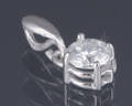 Diamantvedhæng, ca. 0.40 ct