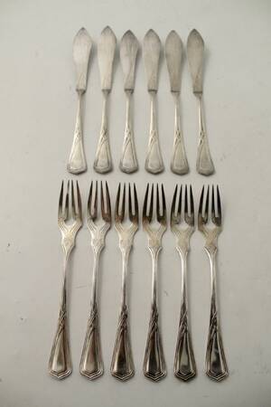 Fiskbestick, Nysilver