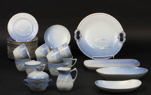 Bing  Grøndahl. Måge kaffestel, overvejende 2. sort 30