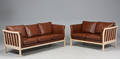 Sofasæt, 3 x 2 pers. Bøgetræ med tremmesider 2