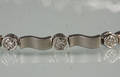 Armbånd 14 kt. med diamanter