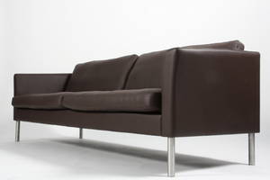 Stouby Model ACE, 3½-pers pers. læder sofa,