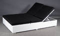 Solvogn til 2 - Model Phi Phi Beach lux - I hvid polyrattan