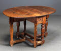 Klapbord, 1700-tallet