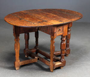 Klapbord, 1700-tallet