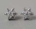 Par diamantørestikkere. Ca. 0.30 ct 2